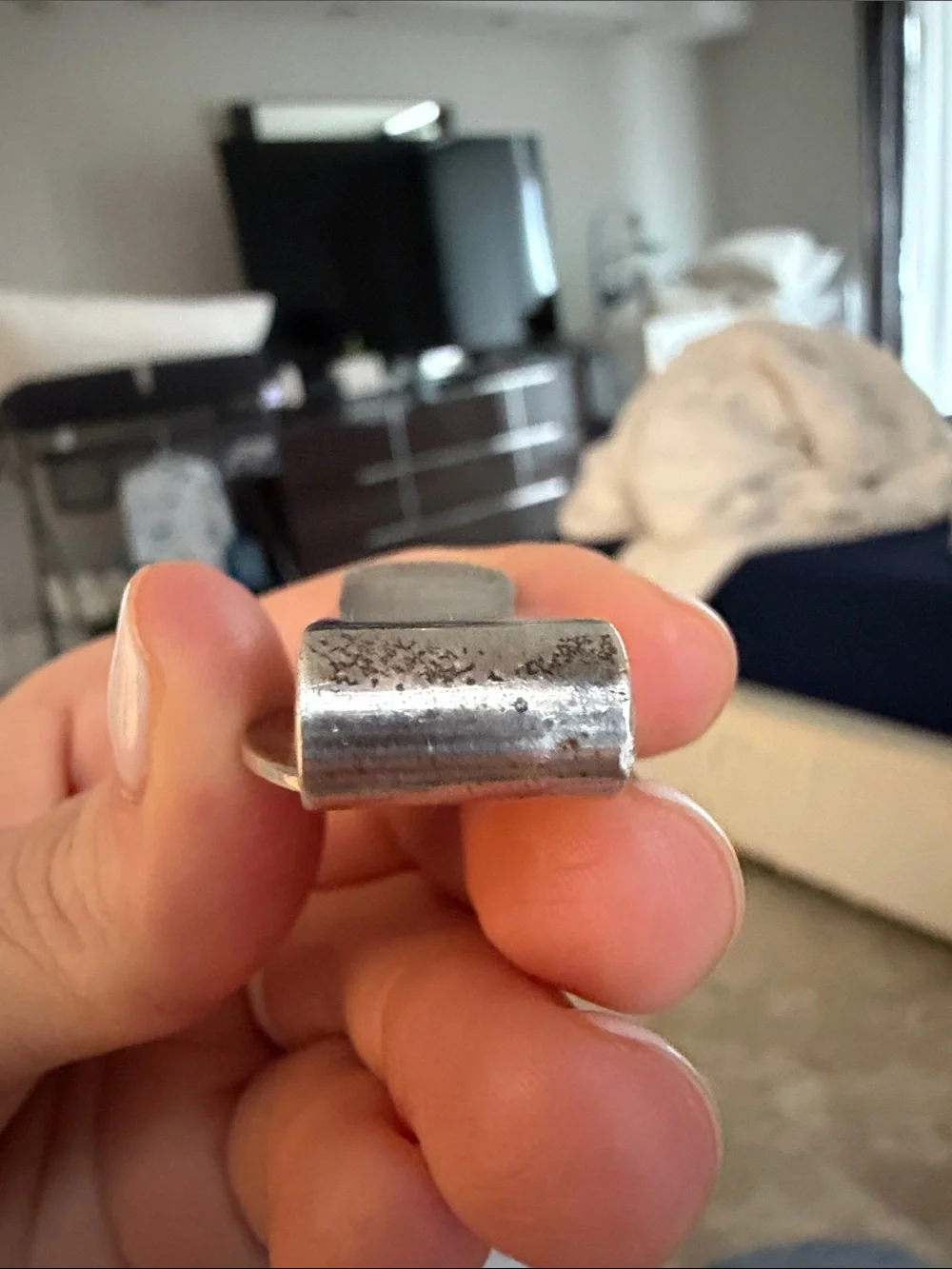 Tiffany & Co. Sterling Silver Oval 'Please Return To' Money Clip - Silver